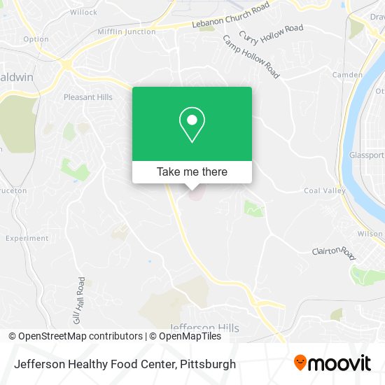 Mapa de Jefferson Healthy Food Center