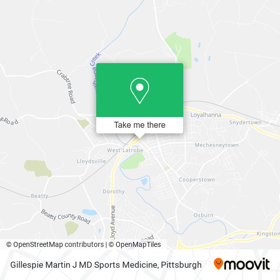 Mapa de Gillespie Martin J MD Sports Medicine