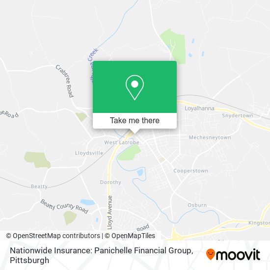 Nationwide Insurance: Panichelle Financial Group map