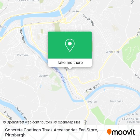 Concrete Coatings Truck Accessories Fan Store map