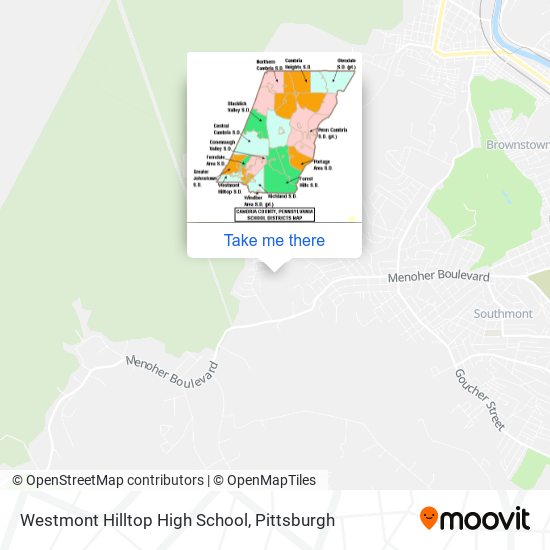 Mapa de Westmont Hilltop High School
