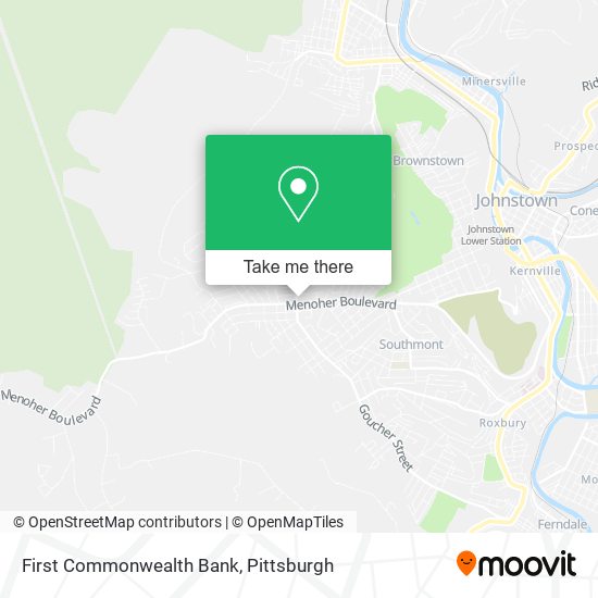 Mapa de First Commonwealth Bank