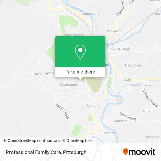 Mapa de Professional Family Care