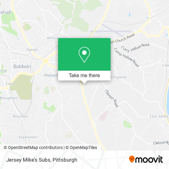 Jersey Mike's Subs map