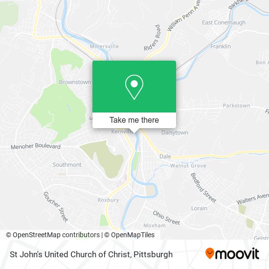 St John's United Church of Christ map