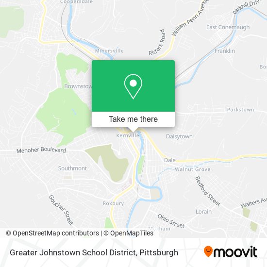 Mapa de Greater Johnstown School District