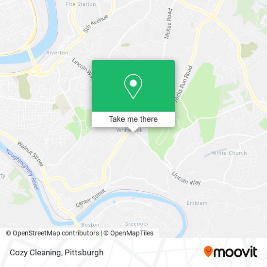 Cozy Cleaning map