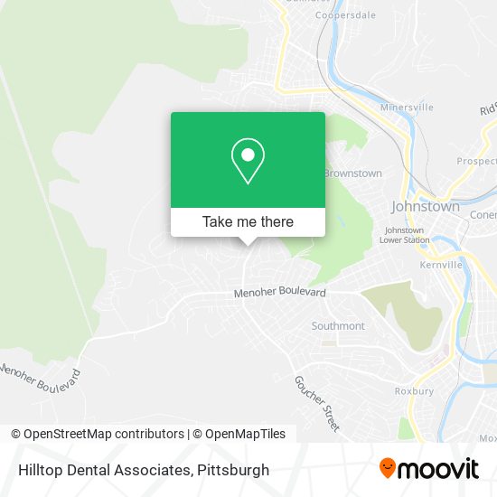 Hilltop Dental Associates map
