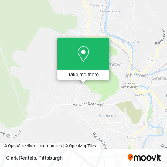 Mapa de Clark Rentals