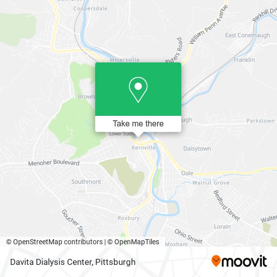 Davita Dialysis Center map