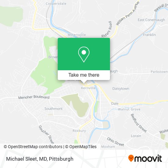 Mapa de Michael Sleet, MD