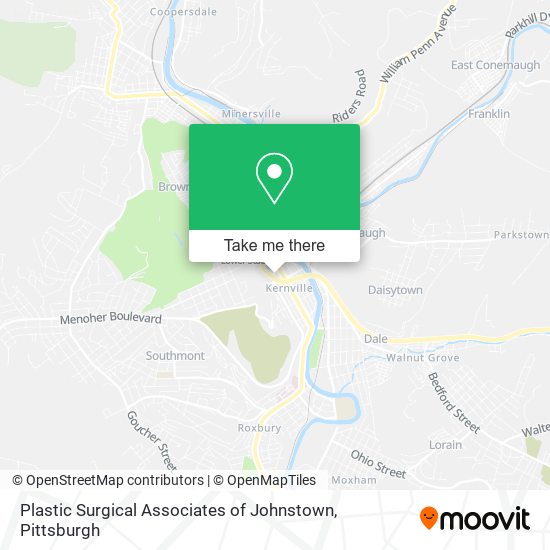 Plastic Surgical Associates of Johnstown map