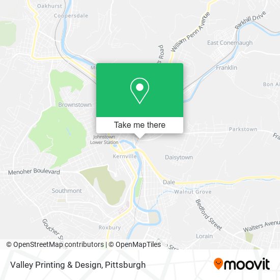 Mapa de Valley Printing & Design