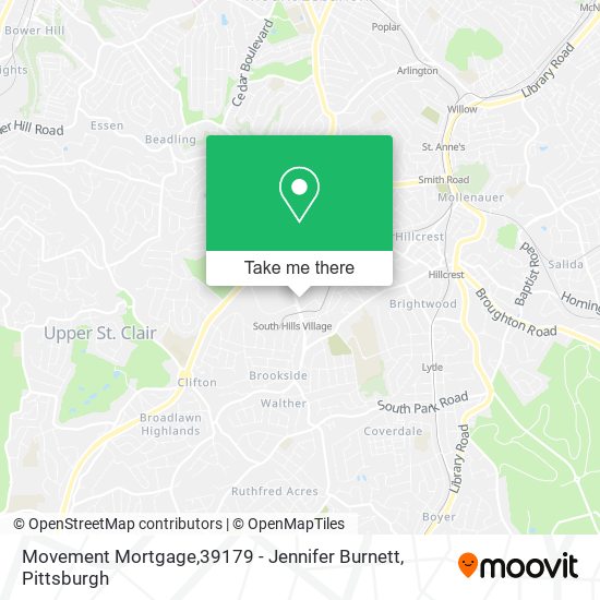 Mapa de Movement Mortgage,39179 - Jennifer Burnett