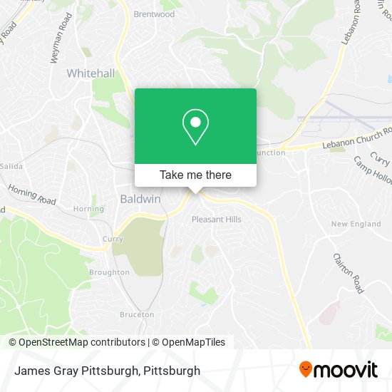 James Gray Pittsburgh map