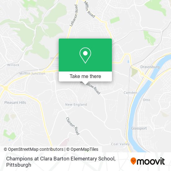 Champions at Clara Barton Elementary School map