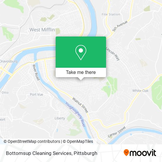 Mapa de Bottomsup Cleaning Services