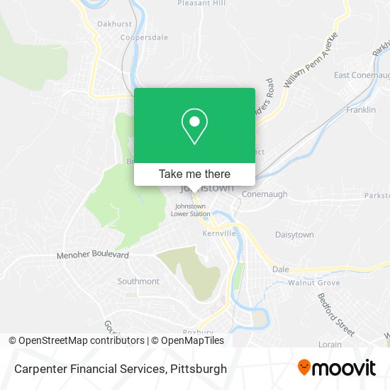 Carpenter Financial Services map