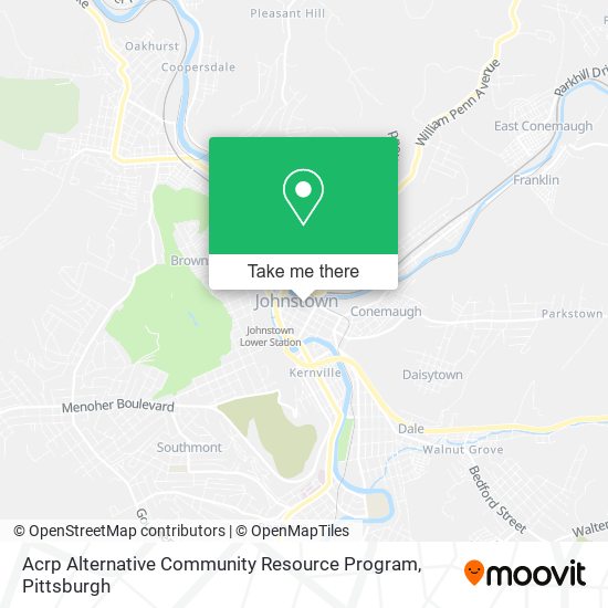 Acrp Alternative Community Resource Program map