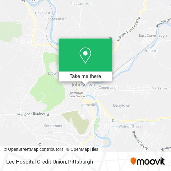 Mapa de Lee Hospital Credit Union