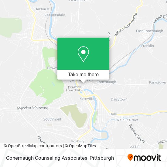 Mapa de Conemaugh Counseling Associates