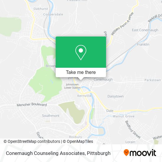 Conemaugh Counseling Associates map