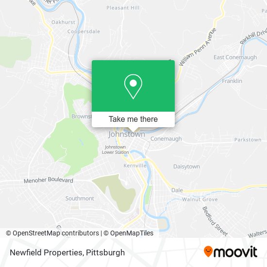 Newfield Properties map