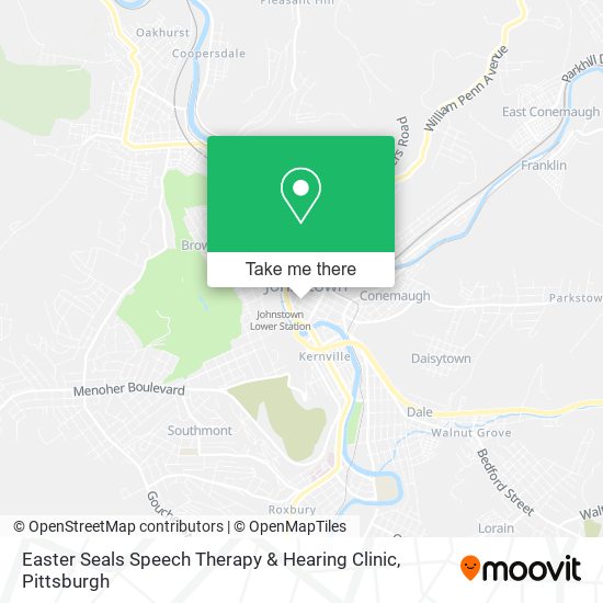 Mapa de Easter Seals Speech Therapy & Hearing Clinic