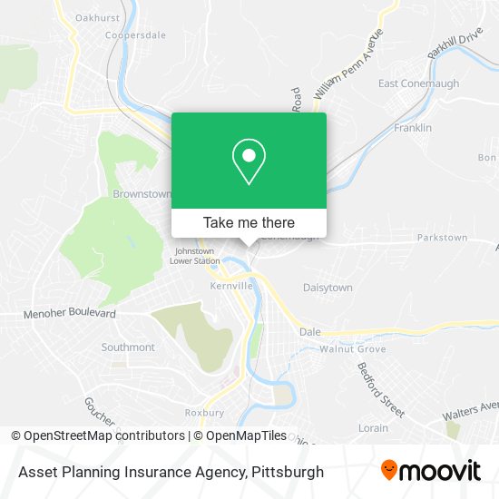Mapa de Asset Planning Insurance Agency