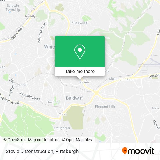 Mapa de Stevie D Construction