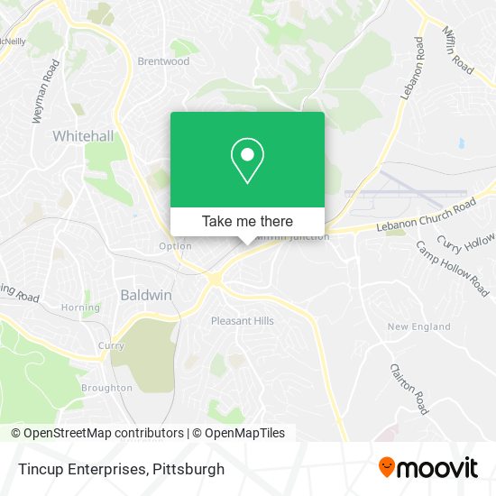 Tincup Enterprises map