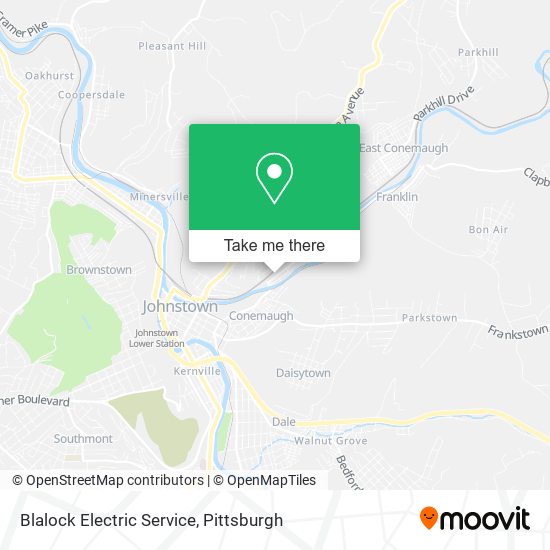 Blalock Electric Service map