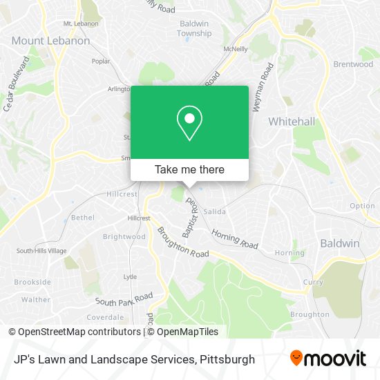 JP's Lawn and Landscape Services map