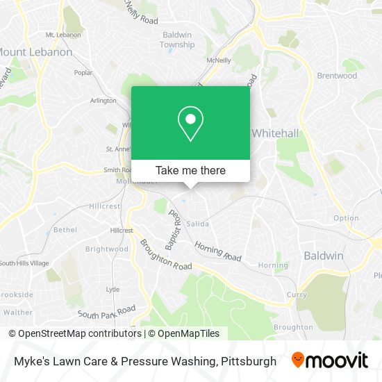 Myke's Lawn Care & Pressure Washing map