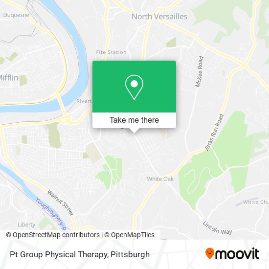 Mapa de Pt Group Physical Therapy