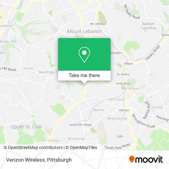 Verizon Wireless map