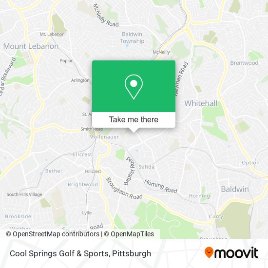 Mapa de Cool Springs Golf & Sports