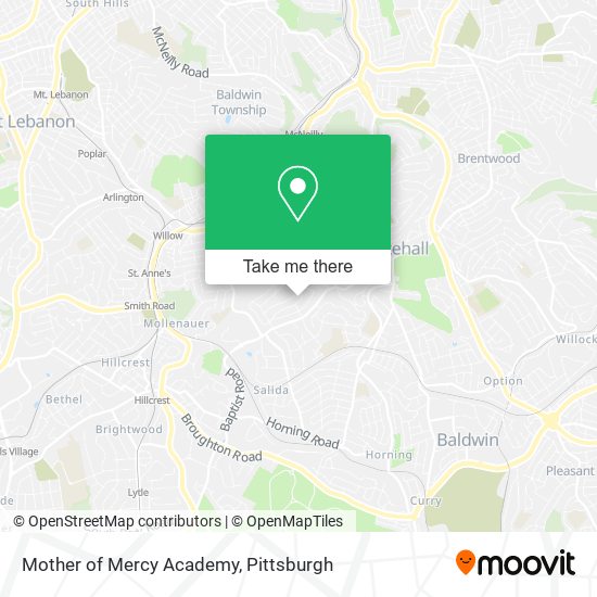 Mother of Mercy Academy map