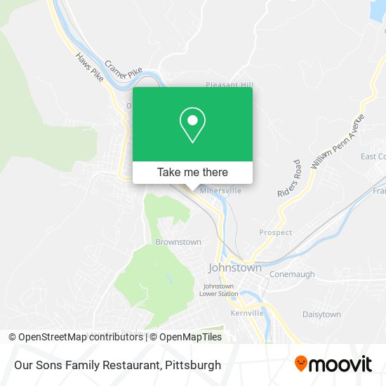 Our Sons Family Restaurant map
