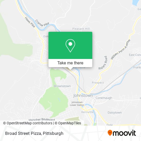 Broad Street Pizza map