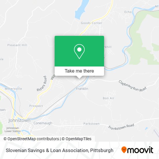 Slovenian Savings & Loan Association map