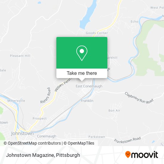 Mapa de Johnstown Magazine