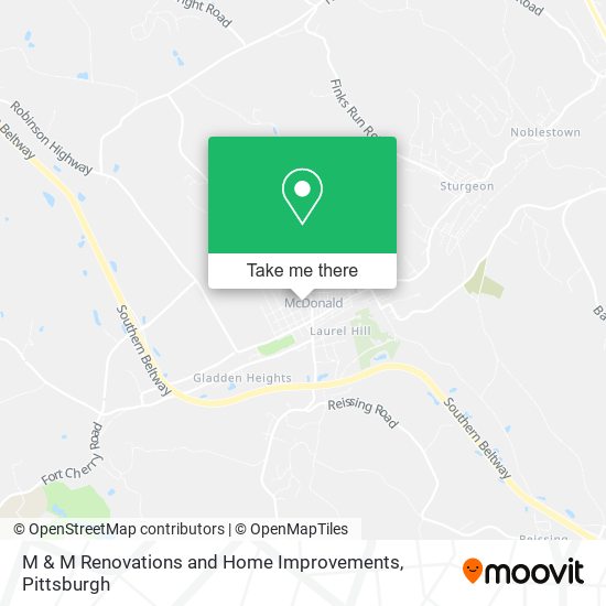 M & M Renovations and Home Improvements map