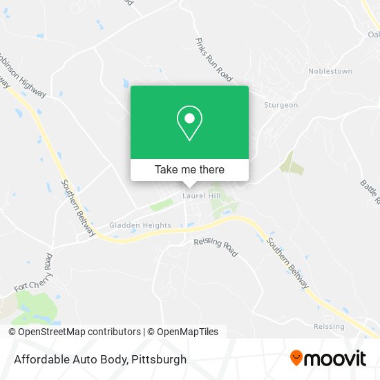 Affordable Auto Body map