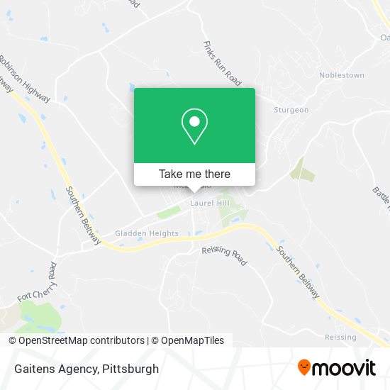 Gaitens Agency map