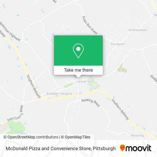 Mapa de McDonald Pizza and Convenience Store