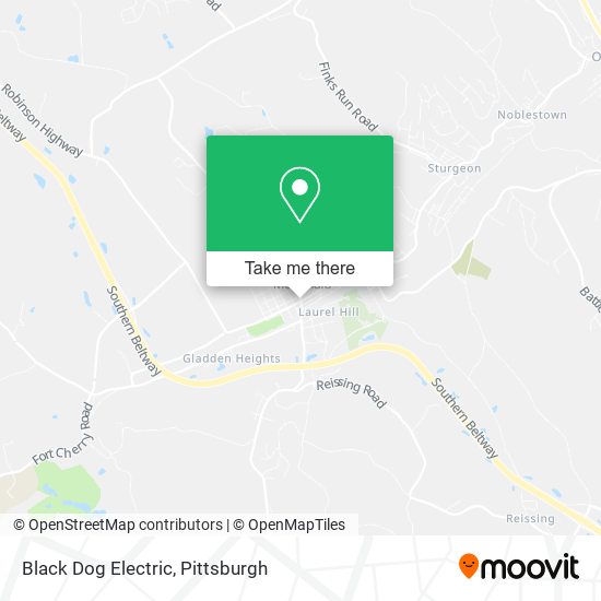 Black Dog Electric map