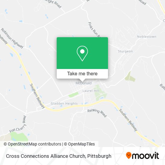 Cross Connections Alliance Church map