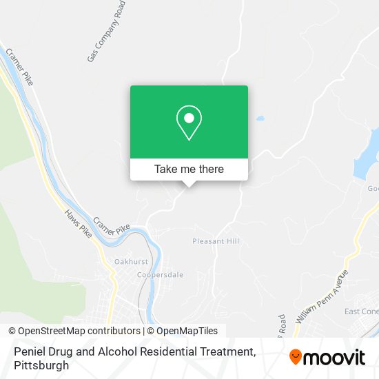 Mapa de Peniel Drug and Alcohol Residential Treatment