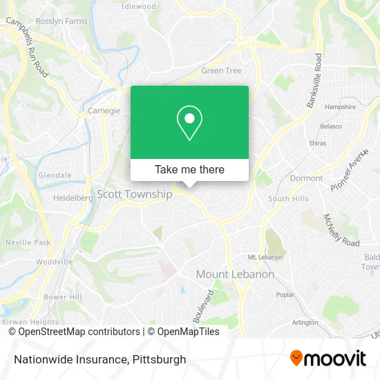 Nationwide Insurance map